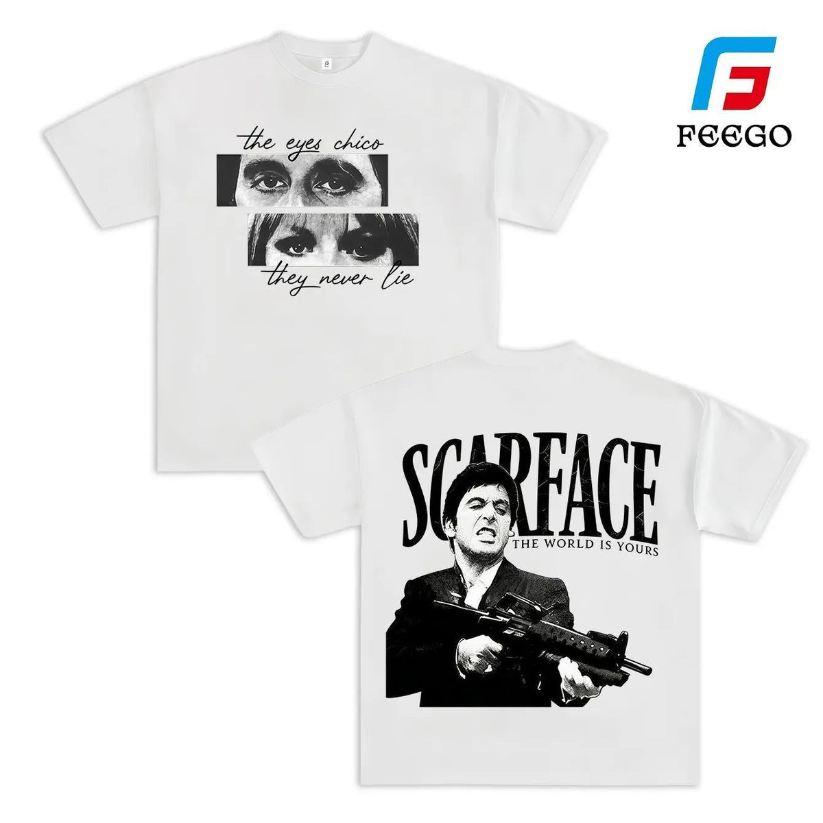 Scarface Graphic Tee For Men Stylish Black Short Sleeve Crew Neck Summer T-Shirt Vintage Gangster Style Graphic Tee For Men Stylish Black Short Sleeve Crew Neck Summer T-Shirt 100% Cotton Movie Inspired Streetwear Top Casual Graphic Top Crewneck