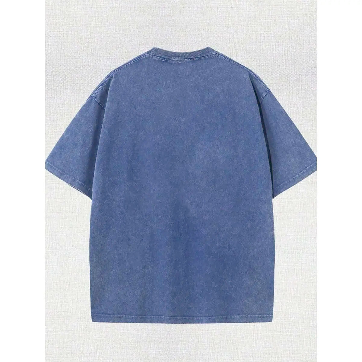 Unisex 230g Vintage Washed Moon & Star Graphic T-Shirt, Oversized Short Sleeve Crew Neck Casual Tee