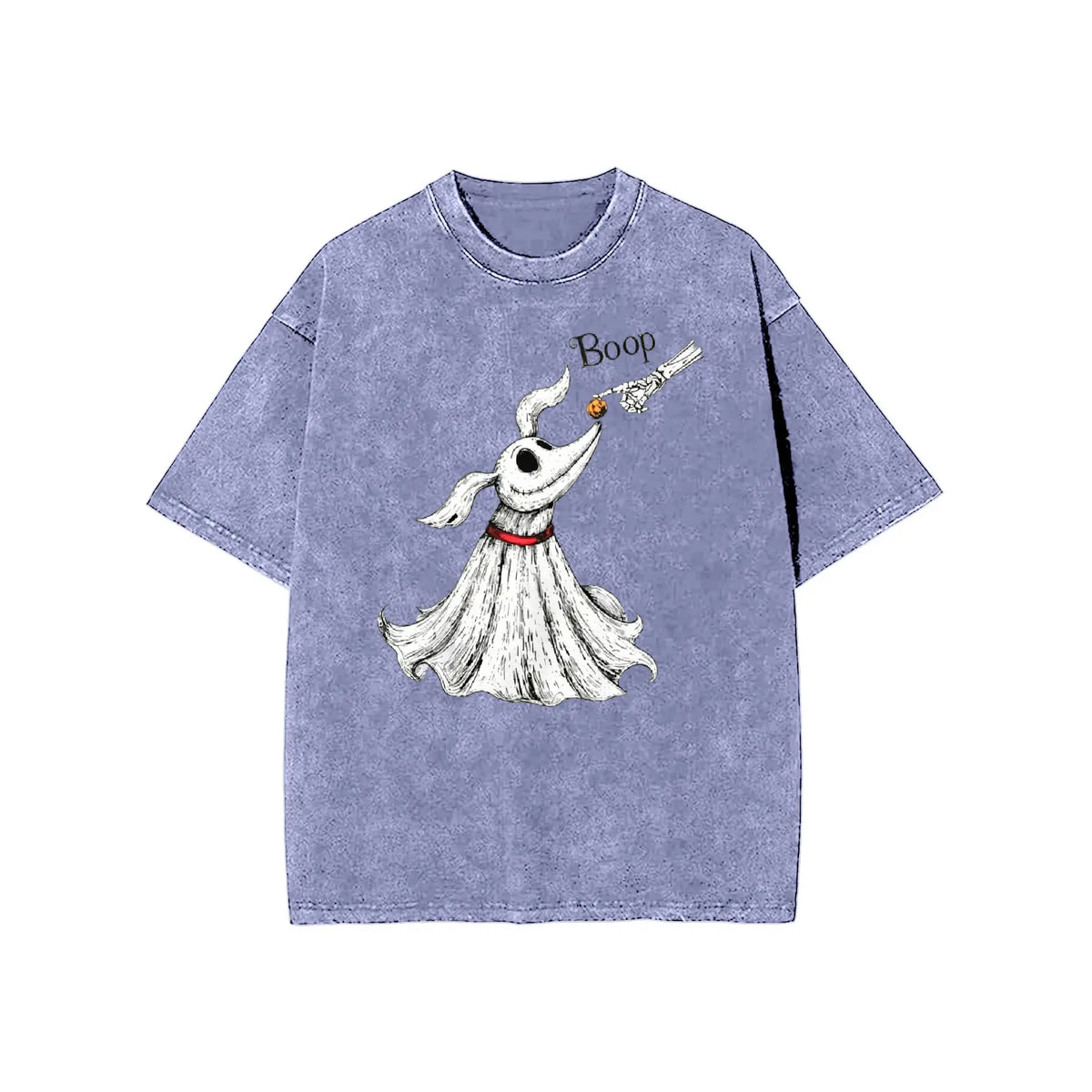 Zero Dog Boop Skeleton Hand Funny T-Shirt, Halloween Trip Tee, Nightmare Before Christmas Matching Shirt