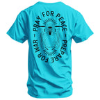 COMBAT IRON Men's Soft Cotton Graphic T-Shirt - Short-Sleeve, Round Neck, Tapered Athletic Menswear Top with "Pray For Peace. Prepare For War." Print, Comfortable Fabric