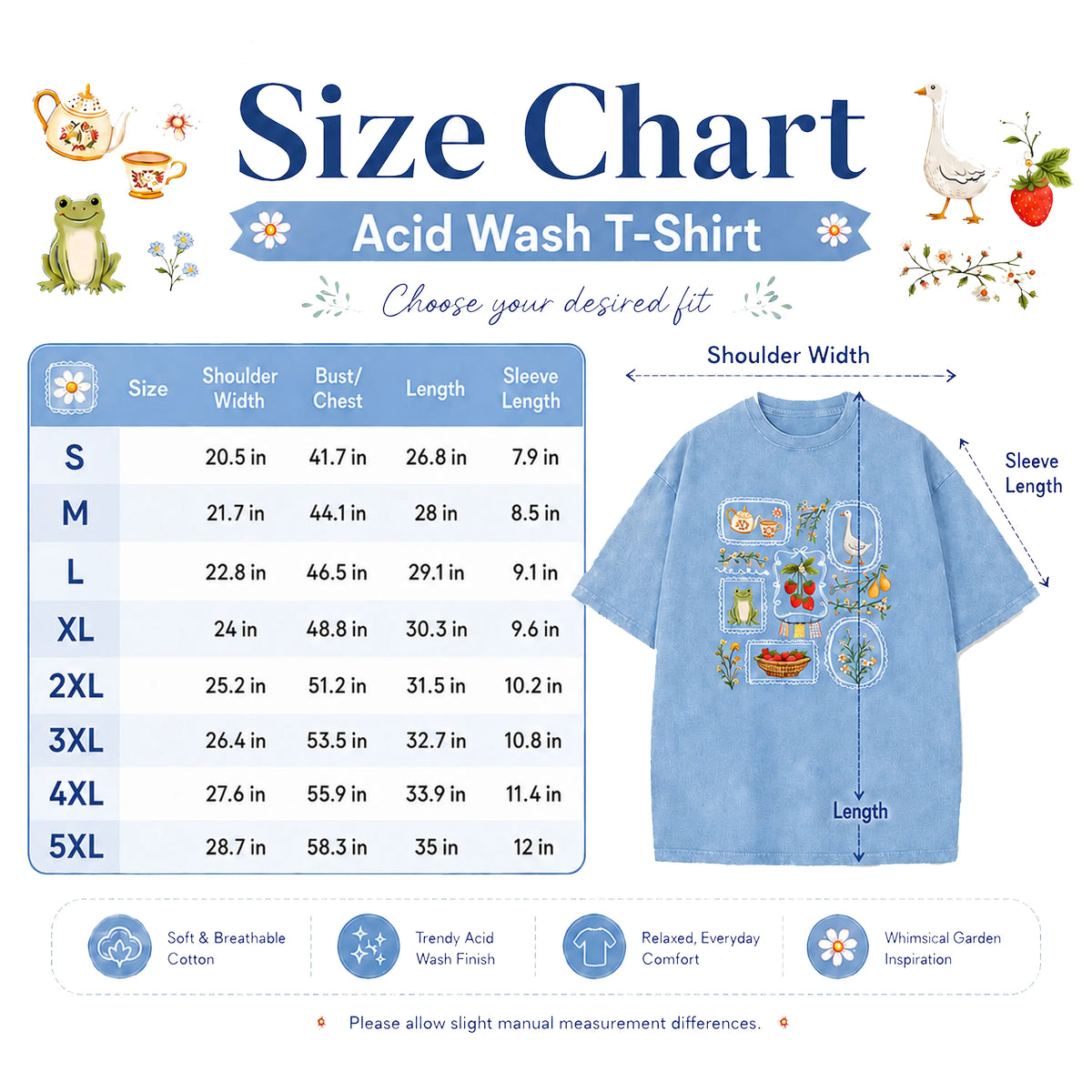 Holafish Women's Pure Cotton Graphic T-Shirt - Vintage Acid Wash Oversize Tee (S-5XL), Plus Size Casual Top with Retro Streetwear Attitude, Sport to Street Shirts for Women Back to School, Graphic Tees Women, Basic